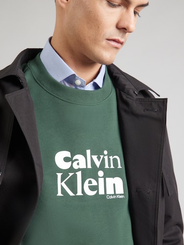 Calvin Klein Mikina – zelená