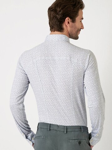 DESOTO Slim fit Overhemd in Blauw