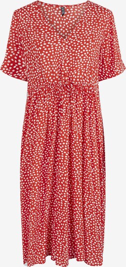 Pieces Maternity Košeľové šaty 'Nya' - červená / biela, Produkt