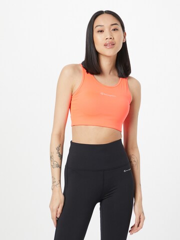 Champion Authentic Athletic Apparel Bralette Sports Bra in Red: front
