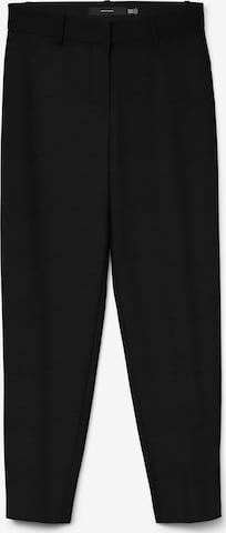 VERO MODA regular Bukser med lægfolder 'VMTANIA' i sort: forside