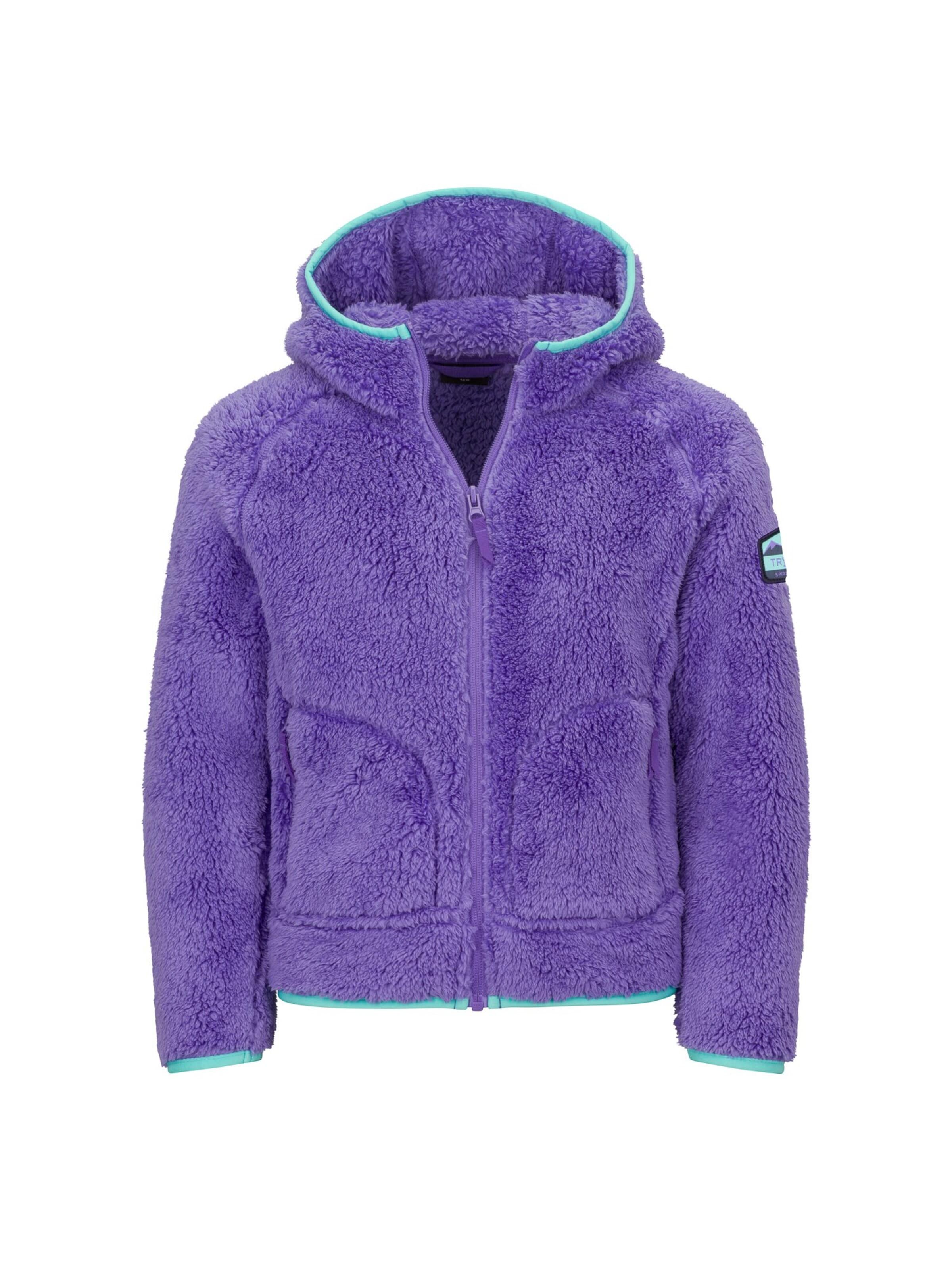 TROLLKIDS Fleece Jacket in Purple: front