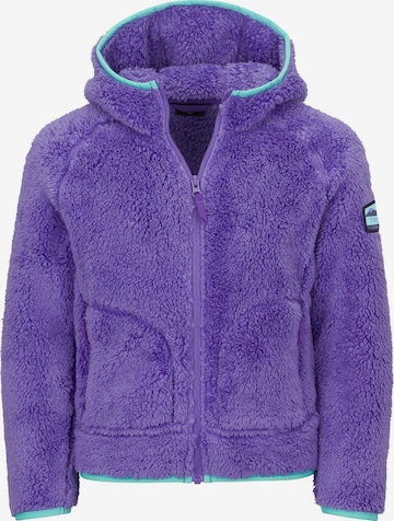 TROLLKIDS Fleece Jacket in Purple: front