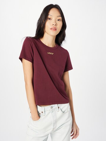 T-shirt 'Graphic Rickie Tee' LEVI'S ® en rouge : devant