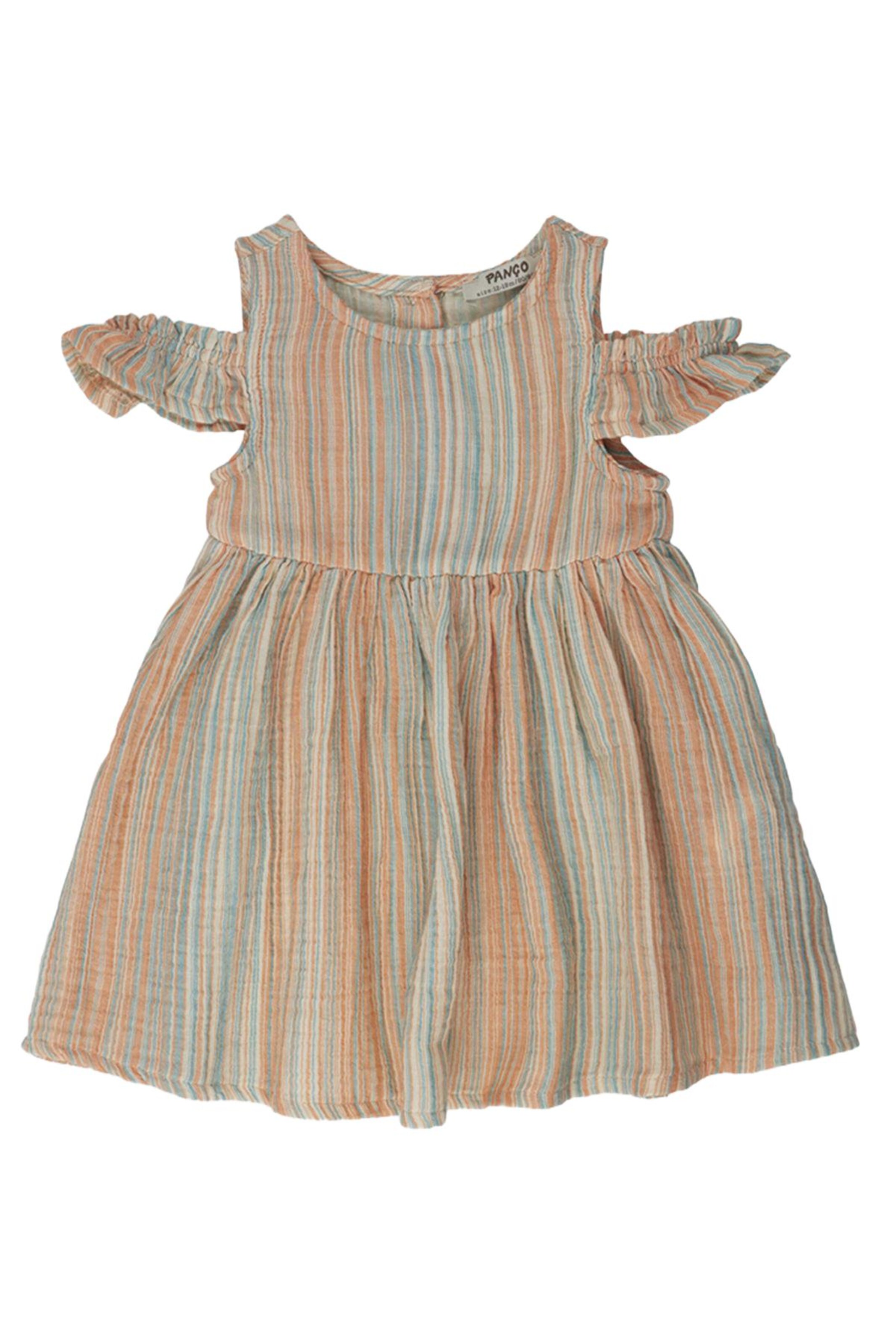 Panço Kleid in Orange: Vorderseite