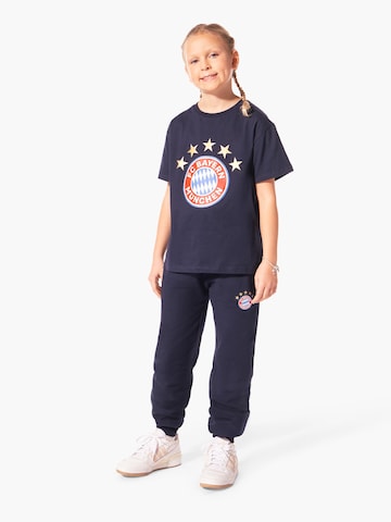 FC BAYERN MÜNCHEN Tapered Pants 'Essential' in Blue