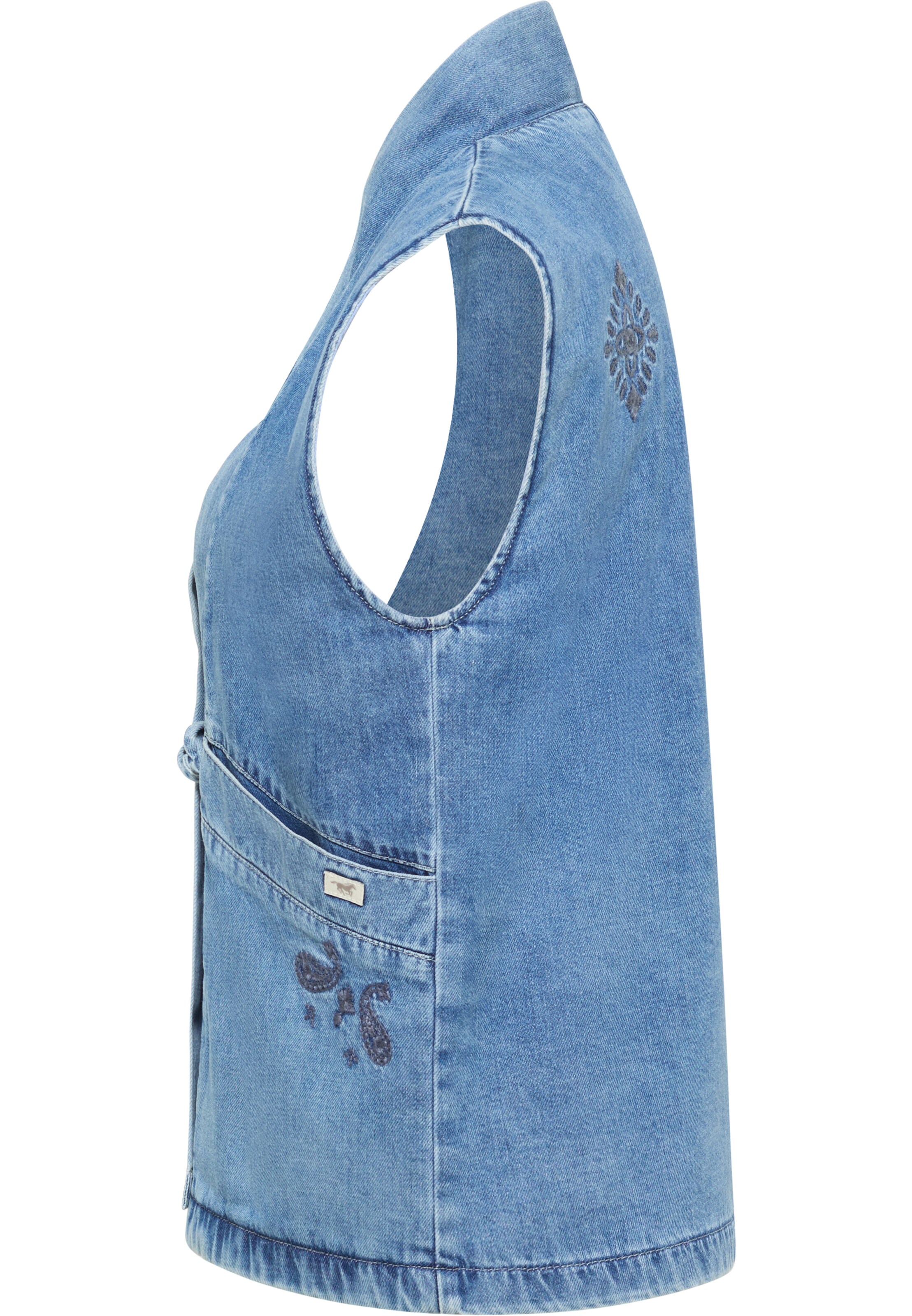 MUSTANG Weste 'Gillian' in Blau