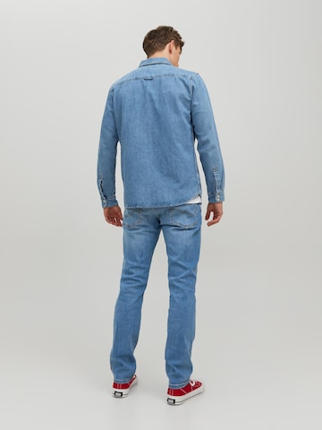 Coupe slim Jean 'Tim' JACK & JONES en bleu