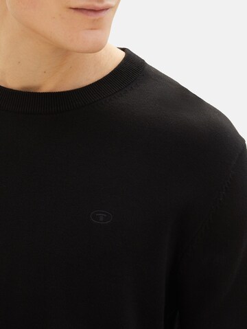 TOM TAILOR Pullover in Schwarz