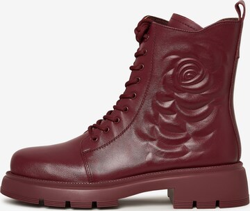 CESARE GASPARI Ankle Boots in Rot: predná strana