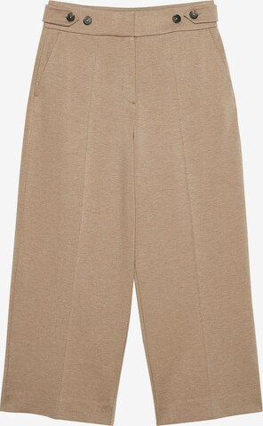 Someday Wide leg Pantalon 'Cubali' in Beige: voorkant