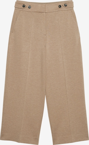 Wide leg Pantaloni con piega frontale 'Cubali' di Someday in beige: frontale