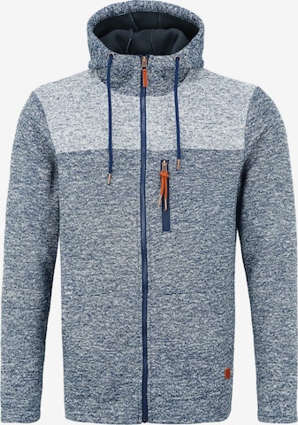 BLEND Fleecejacke 'BHPinheiro' in Blau: Vorderseite