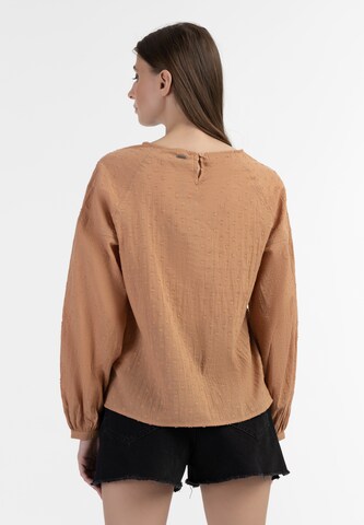 DreiMaster Vintage Bluse 'Abrel' i brun