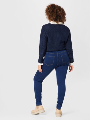 ABOUT YOU Curvy Skinny Jeans 'Insa' in Blau