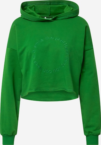 ABOUT YOU Μπλούζα φούτερ 'Malin' σε πράσινο: μπροστά