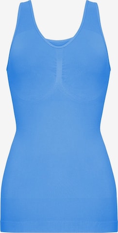 cfab (formerly creamy fabrics) Shapingtop 'Figurformendes Shapewear Tanktop' in Blau: Vorderseite