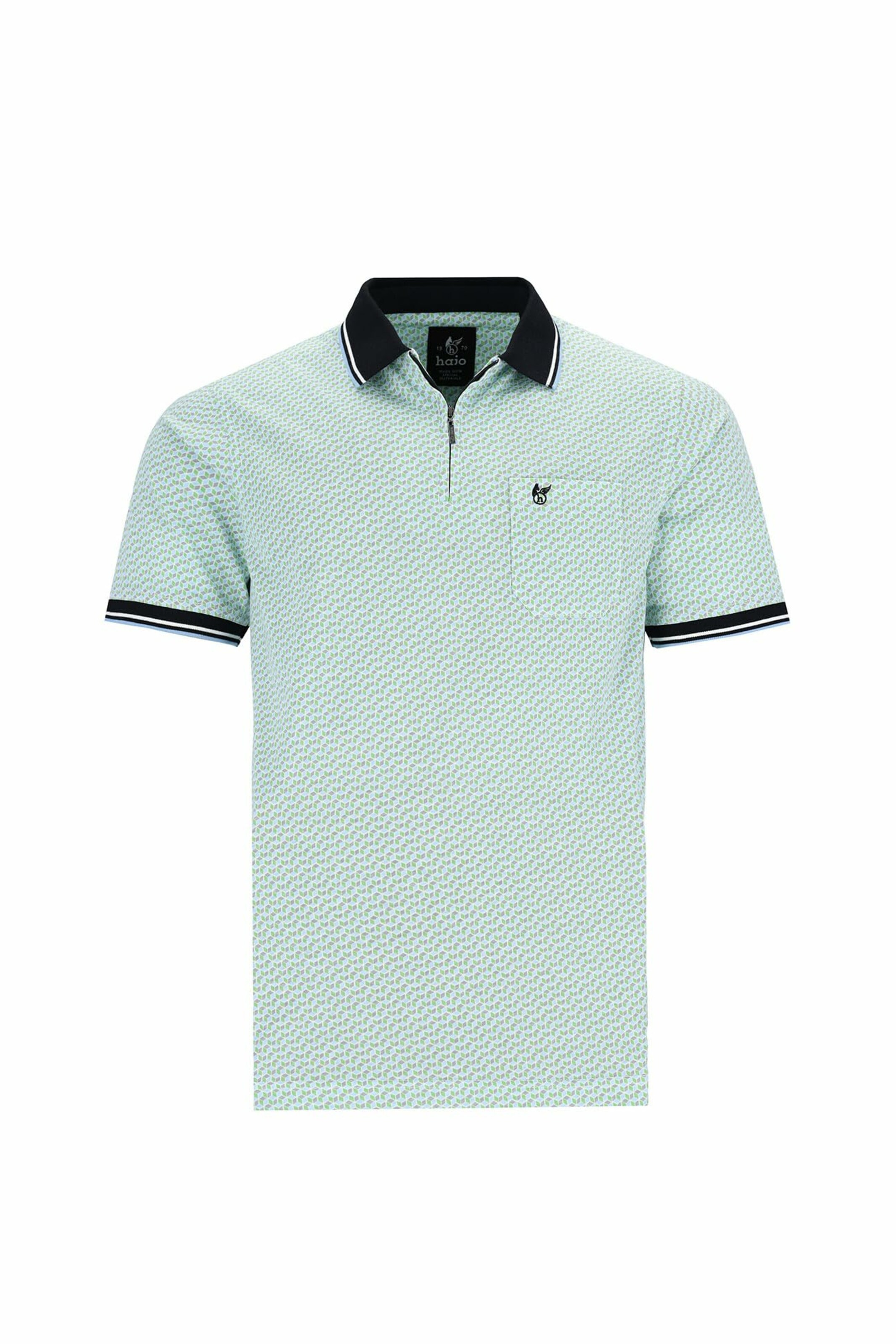 HAJO Poloshirt 'Stay Fresh' in Grün: Vorderseite