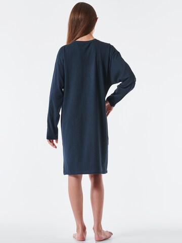 SCHIESSER Nightgown 'Natural Rhythm' in Blue