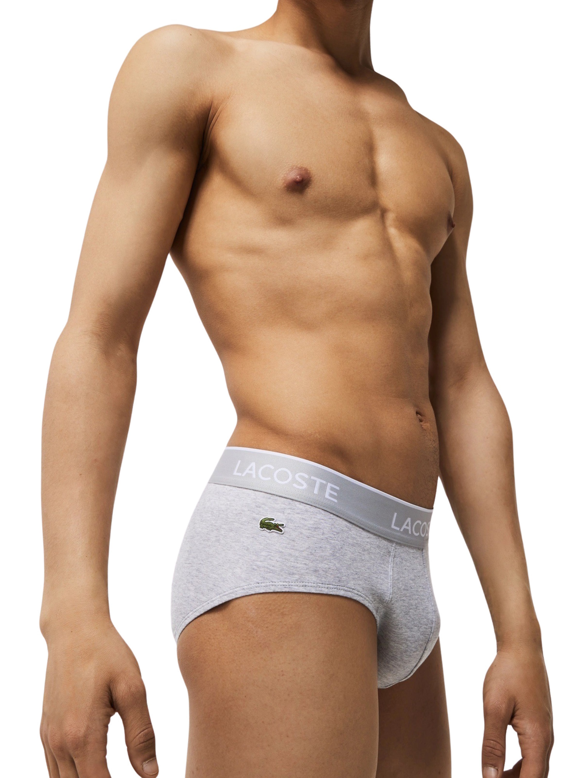 LACOSTE Трусы-слипы в Серый