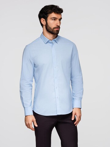 Ombre Regular fit Zakelijk overhemd in Blauw: voorkant