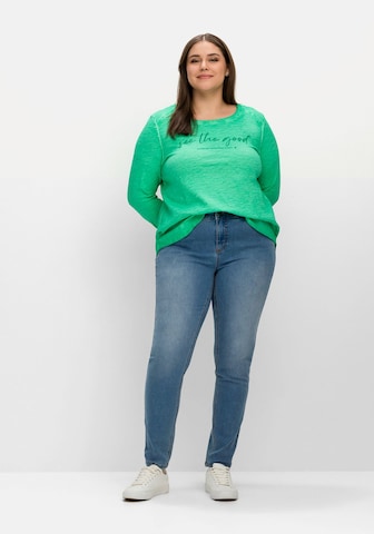 SHEEGO Skinny Jeans in Blau