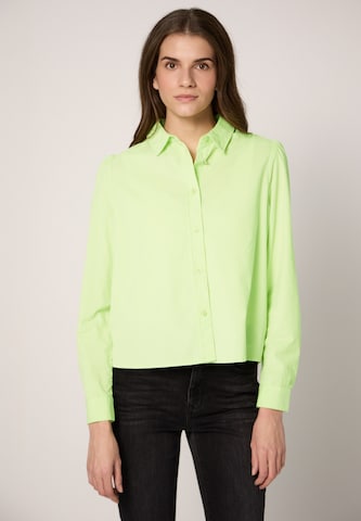 Street One Studio Blouse in Green: front