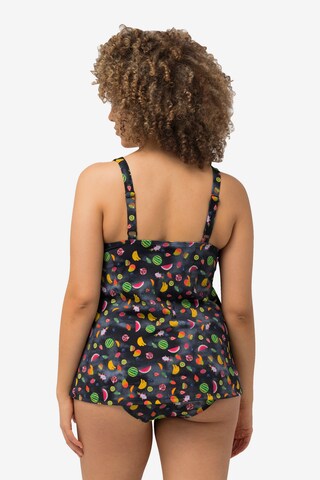 Ulla Popken Bustier Tankini in Zwart