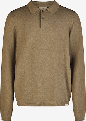 Cleptomanicx Pullover in Braun: Vorderseite