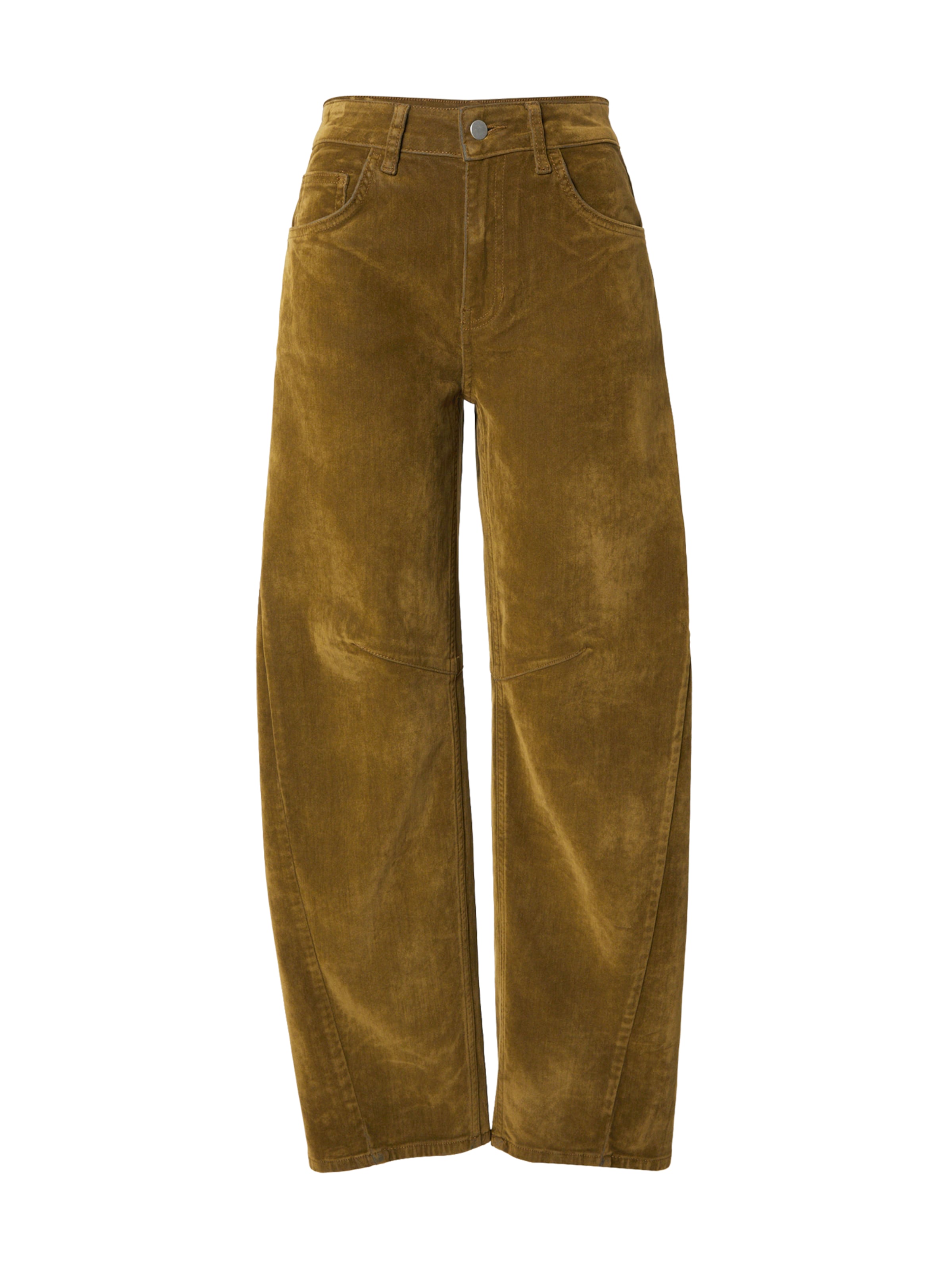 TOPSHOP Loosefit Kalhoty 'TULLE' – zelená: přední strana