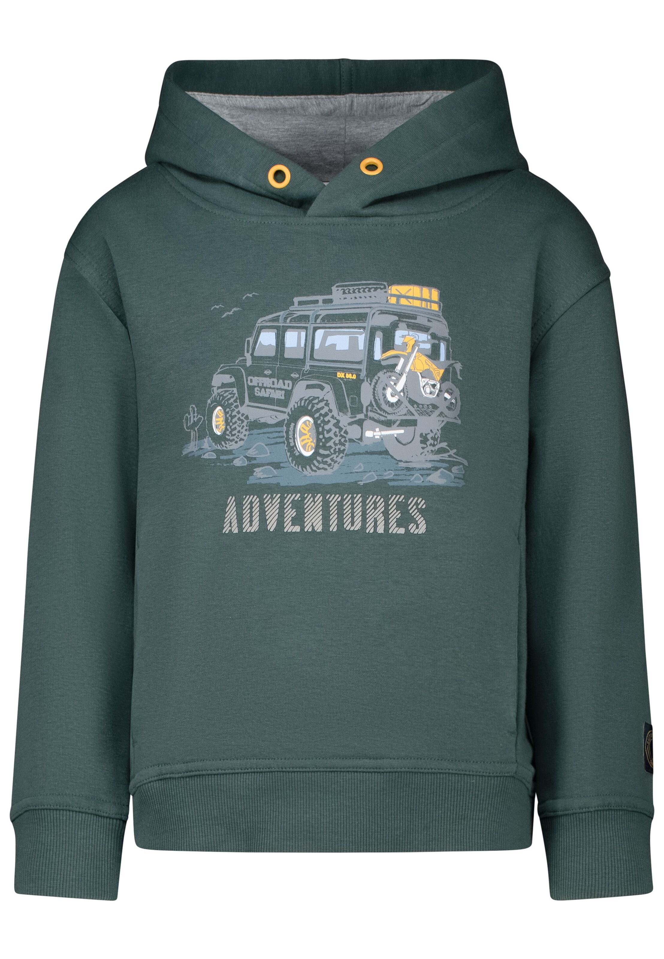SALT AND PEPPER Sweatshirt 'Adventures' in Green: front