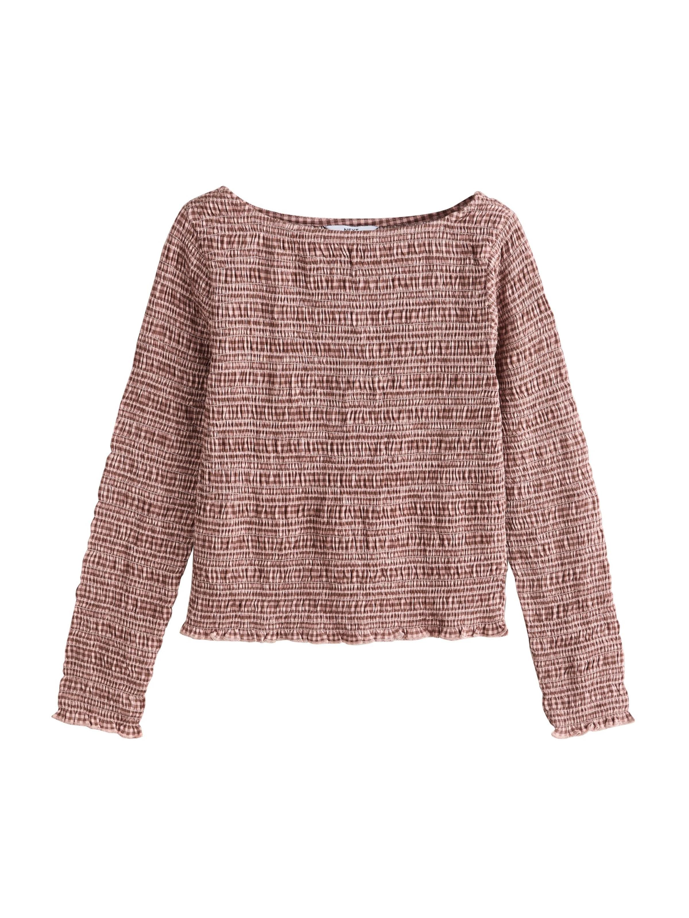 Next Bluza | rjava barva: sprednja stran