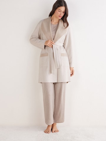 INTIMISSIMI Dressing Gown 'SOFT WINTER' in Beige