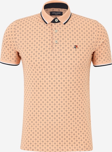JACK & JONES T-Shirt 'PAULOS' en bleu marine / abricot / blanc, Vue avec produit