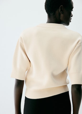 MANGO Cardigan 'HELIA' i beige