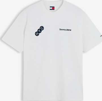 Tommy Jeans T-shirt 'NYC' i vit: framsida