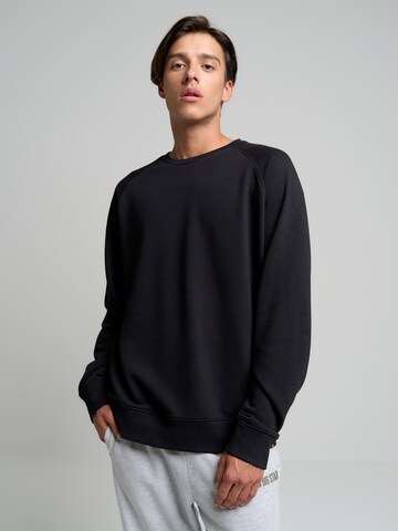 BIG STAR Sweatshirt ' ADAMER ' in Zwart