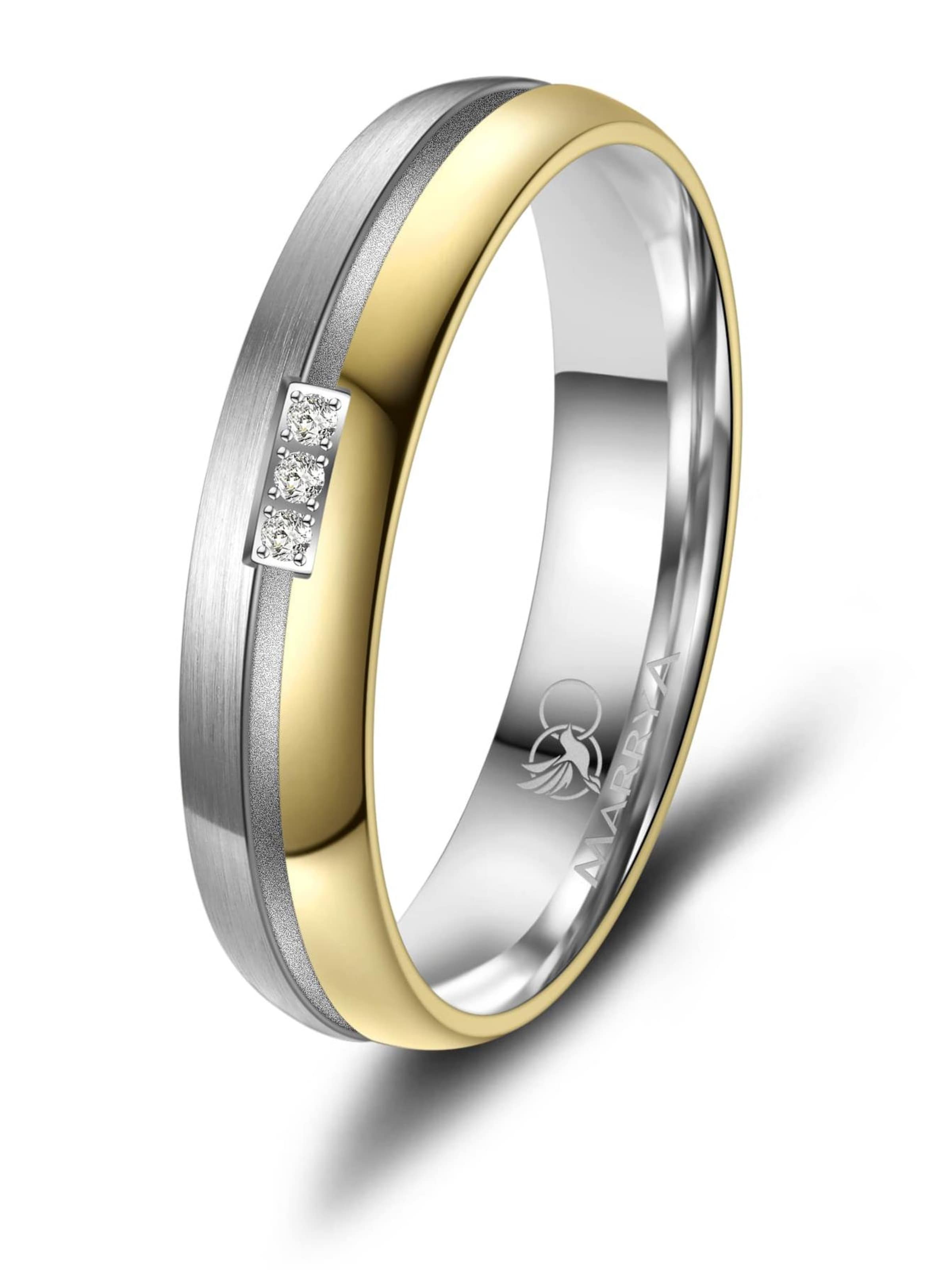 MARRYA Ring 'MARRYA TI-13 Ehering aus Titan'‌‌‌ in Silber