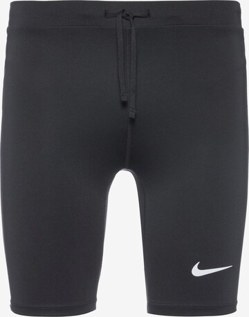 NIKE Skinny Sporthose 'Fast' in Schwarz: predná strana