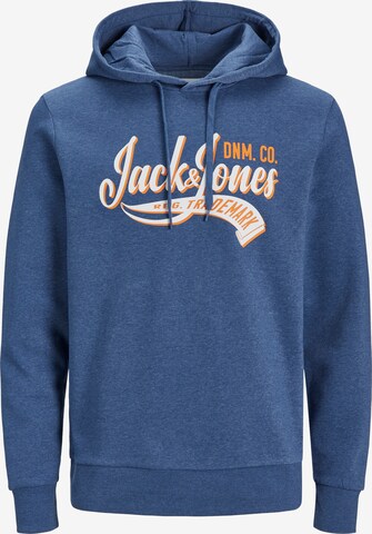 Sweat-shirt JACK & JONES en bleu : devant