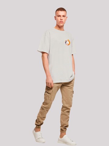 F4NT4STIC Shirt 'Heroes of Childhood Pinocchio Sundowner' in Grey
