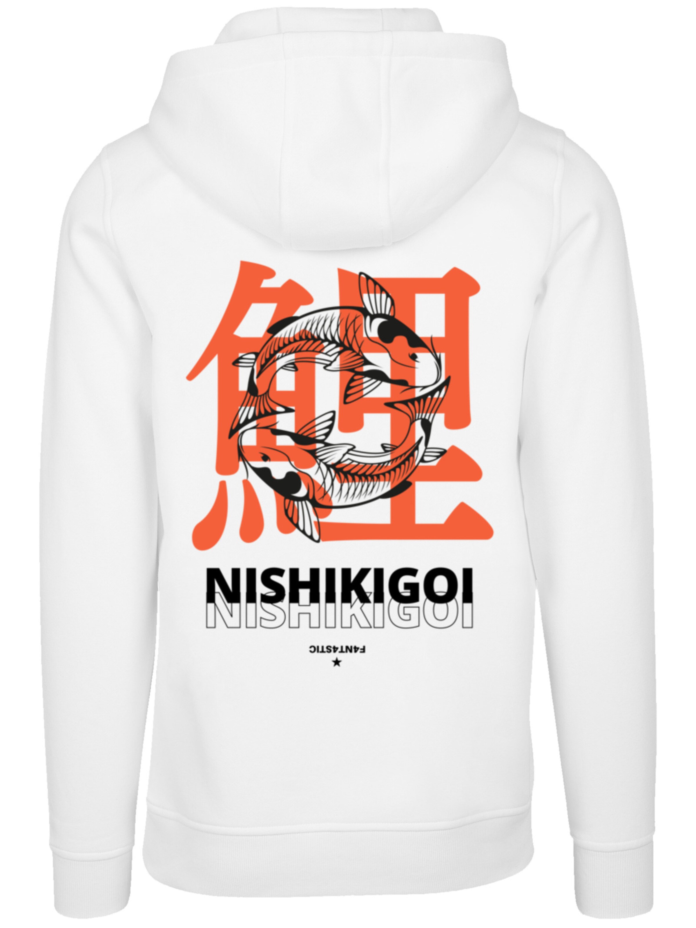 F4NT4STIC Sweatshirt 'Nishikigoi' in Wit