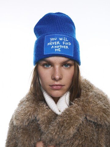 Berretto di Pull&Bear in blu: frontale