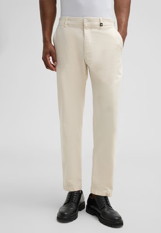 STRELLSON Regular Broek 'Rion' in Beige: voorkant