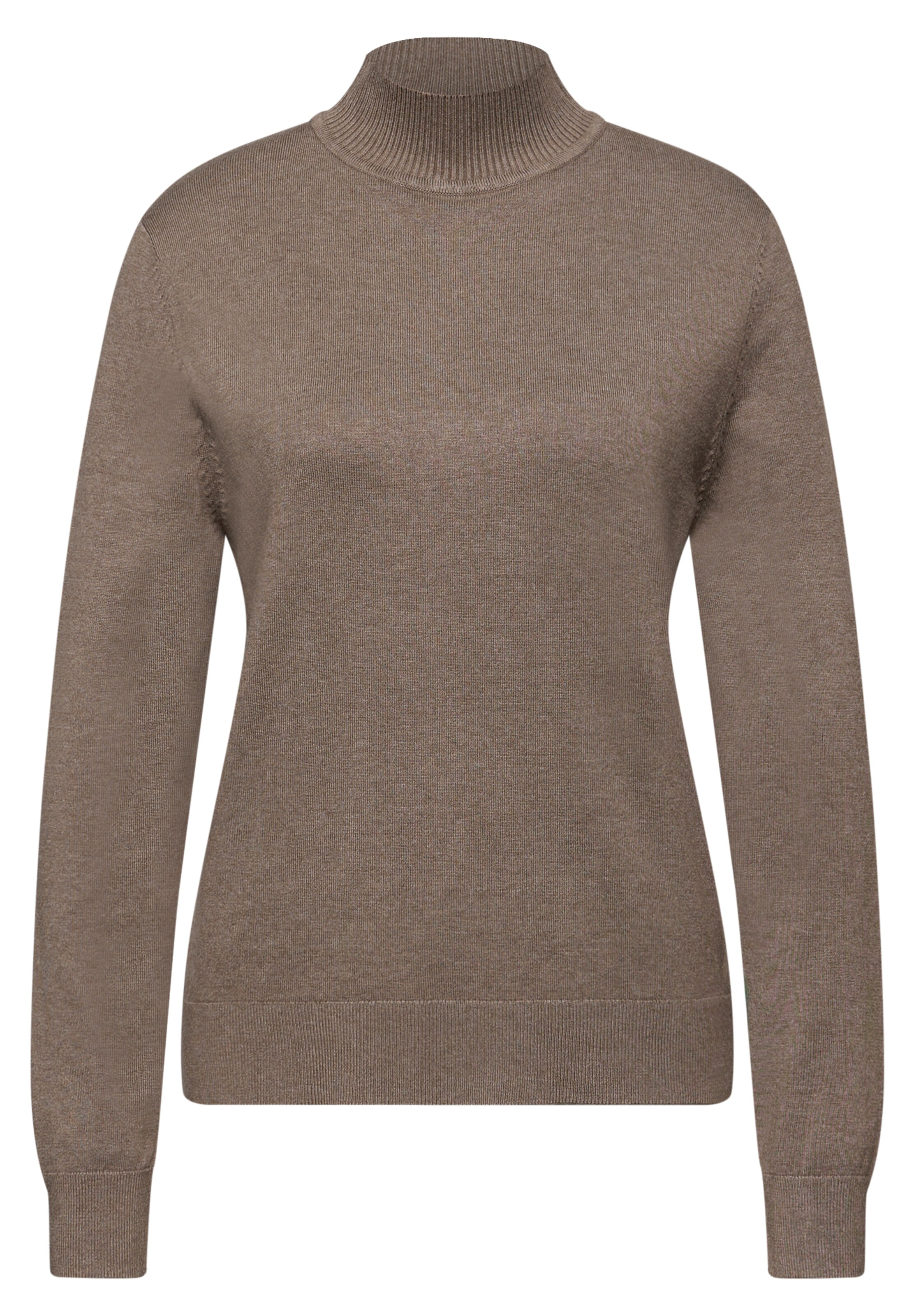 STREET ONE Sweater in Brown: front