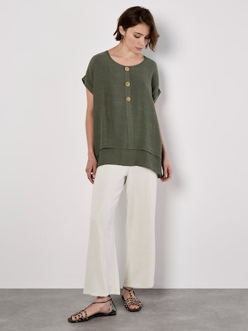 Chemisier ' ' Apricot en vert