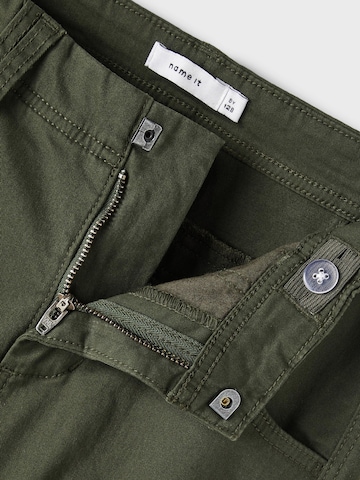 NAME IT Tapered Trousers 'Bamgo' in Green