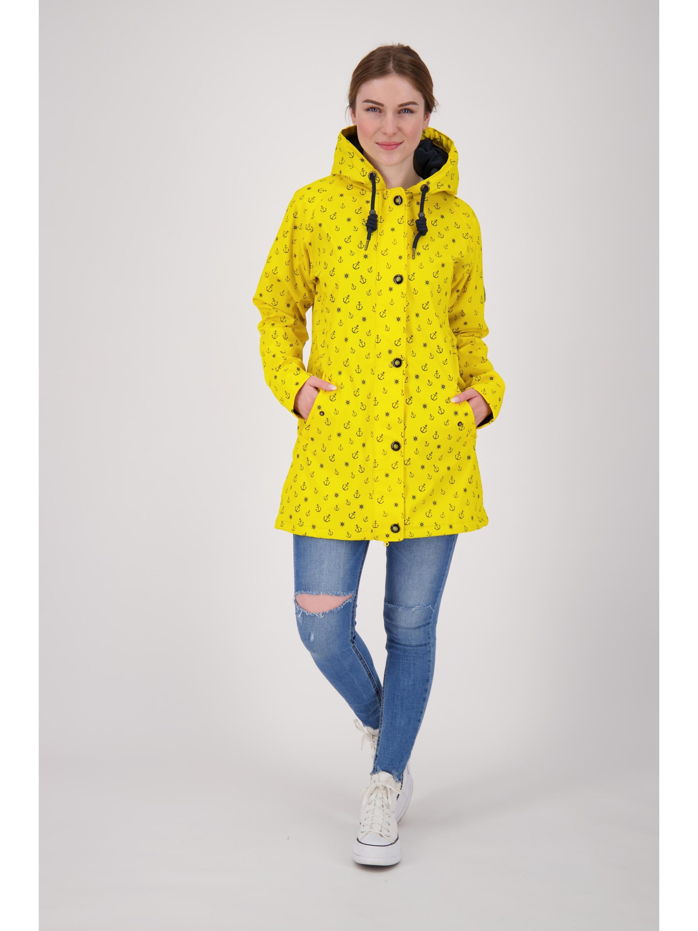 Giacca per outdoor 'Friesennerz ANKERGLUTWOLKE WMN' di ankerglut in giallo