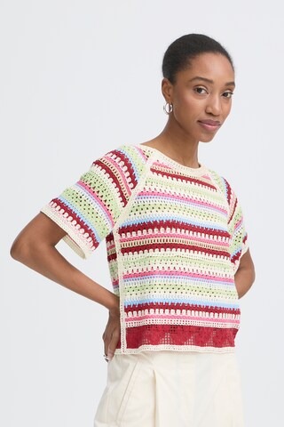 ICHI Pullover 'IHBANDIE SS2' i blandingsfarvet: forside