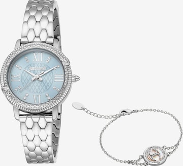 Just Cavalli Time Uhr in Silber: Vorderseite